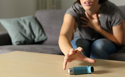 White mold health symptoms - Asthma
