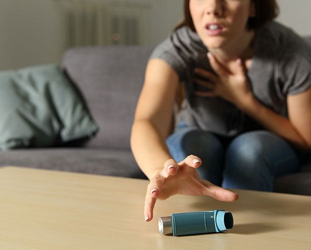White mold health symptoms - Asthma